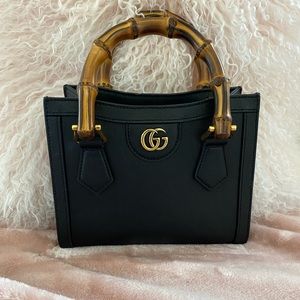 GUCCI mini Diana, black